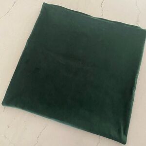 Dark Green Velvet Pillow Cover